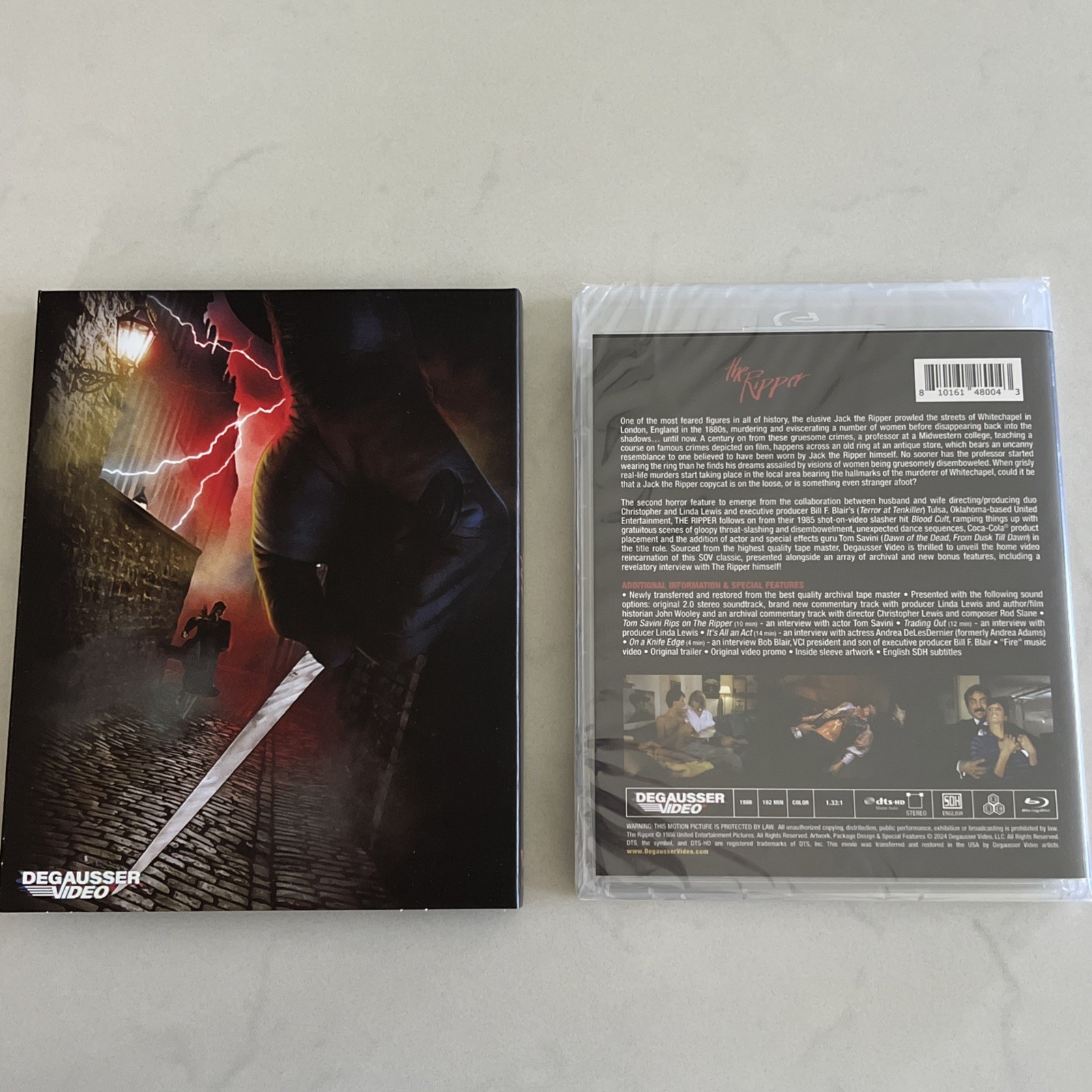 The Ripper (Limited Edition Blu-ray w/Slipcover, 1985) BRAND NEW