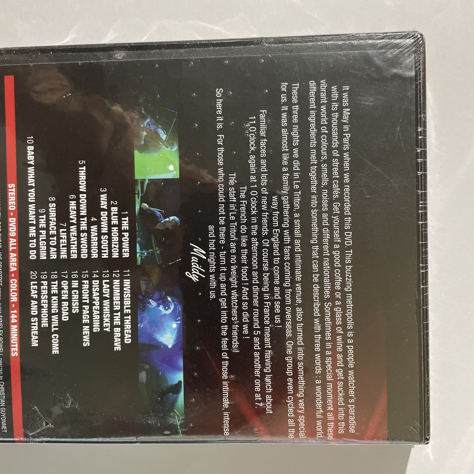 Wishbone Ash Live In Paris 2015 20 songs ALL REGION DVD, Andy Powell 144 MINUTES