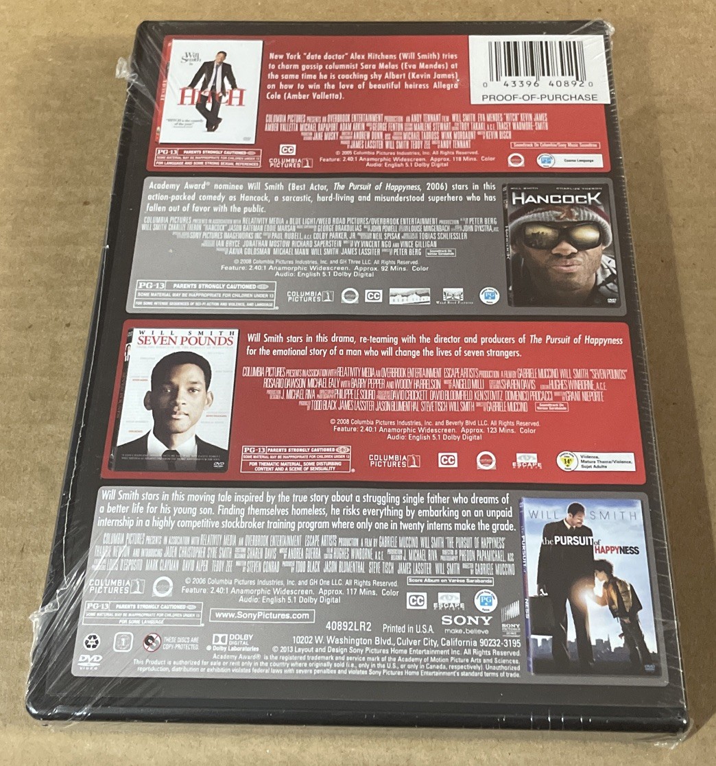Will Smith Multi Feature (DVD) ~Sealed~