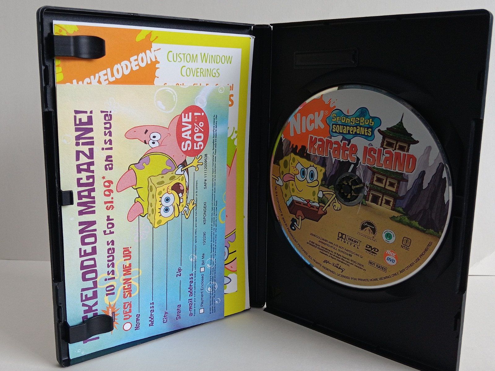 Nickelodeon -3 Dvd Lot-Spongebob Square Pants- 303 Minutes Of Classic Episodes