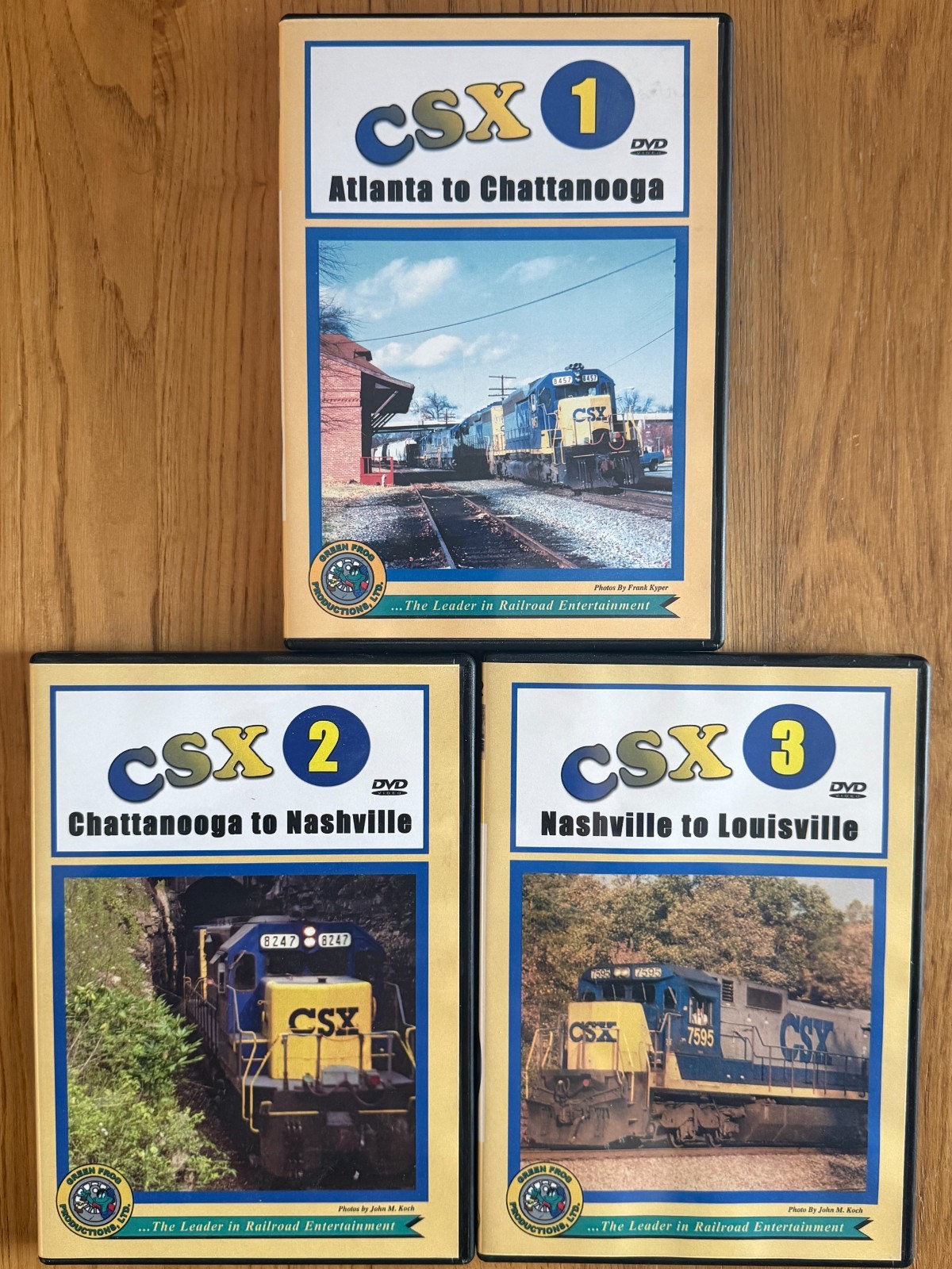 CSX in the 1990’s #1-5 5DVD Train Railroad Railfan EXTREMELY RARE OOP Chessie