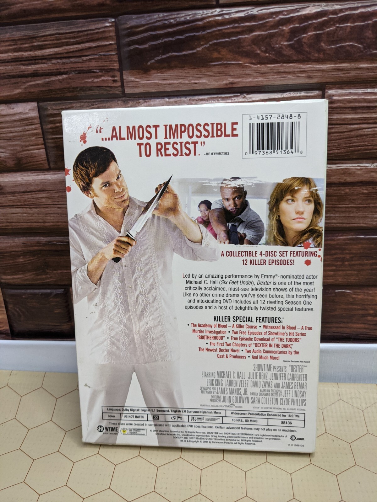 Dexter 3 Season Bundle 1 2 & 3 (DVD 3 Sets 12 DVDs 2007-2009 Showtime Ent)