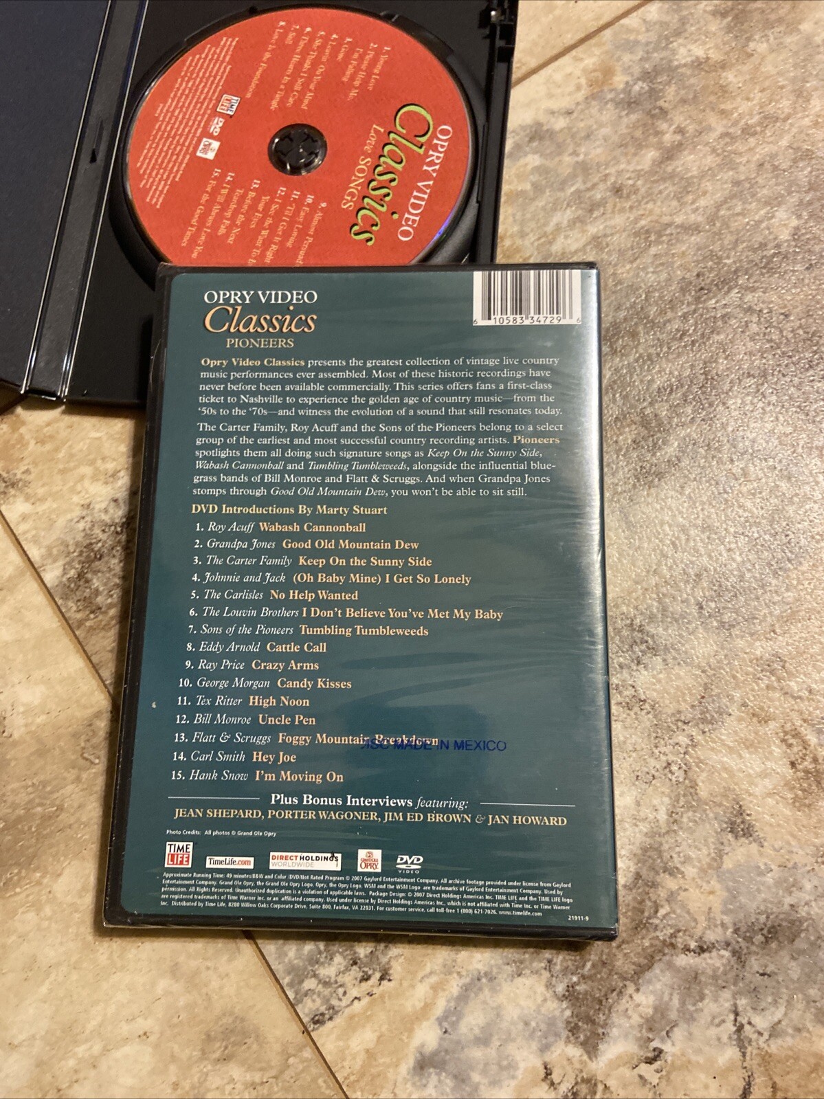 Grand Ole Opry Video Classics: Classic Live Performances Set Of 8 DVDs Time Life