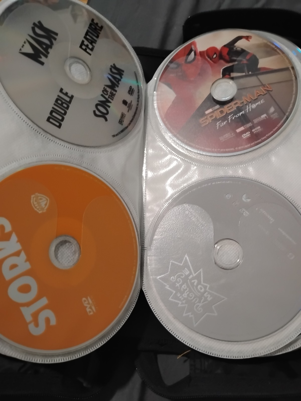 104 Dvd Lot Wholesale Loose With Binder Zipper Case Disney Family Kids Teens