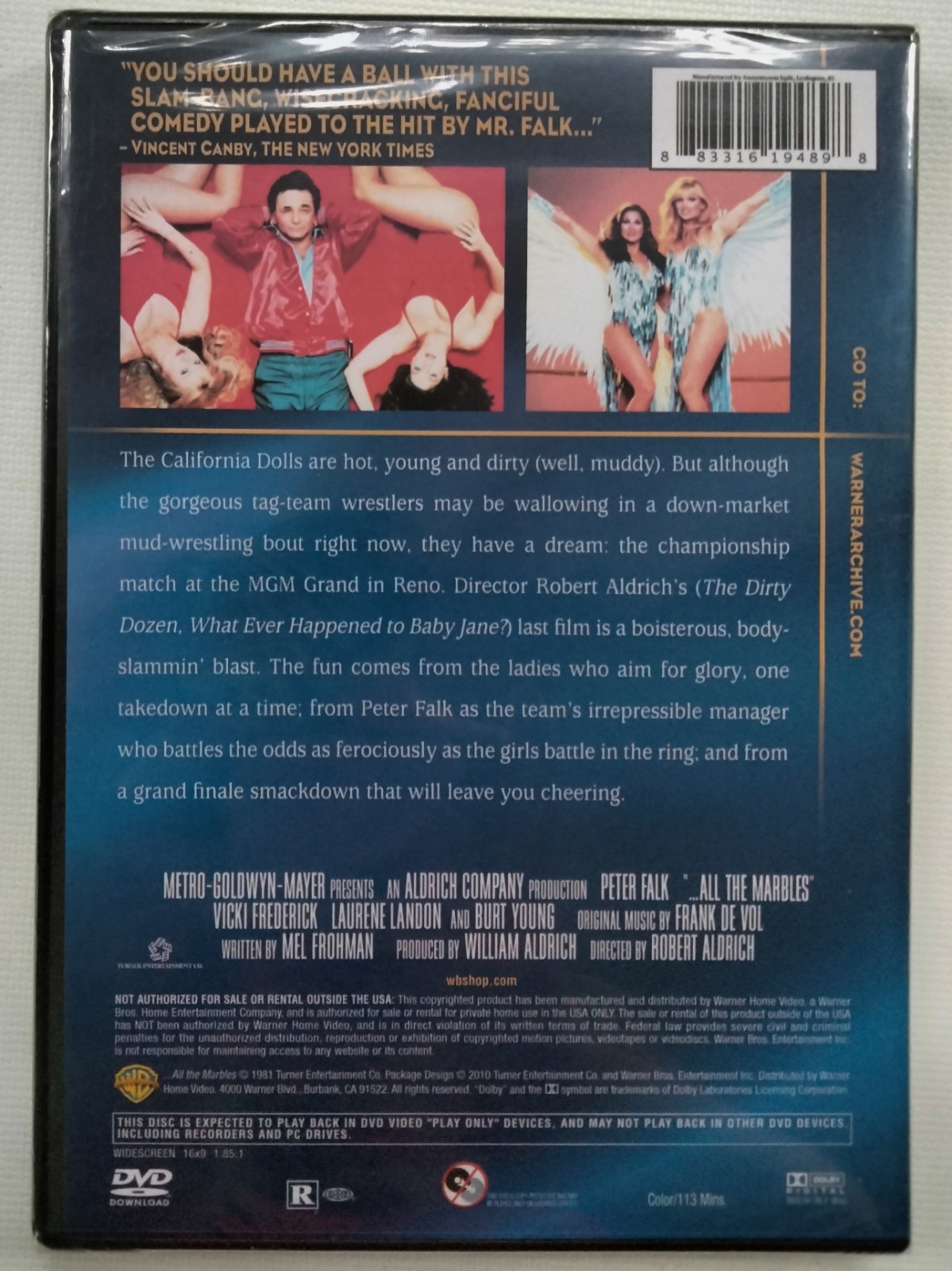 …All the Marbles (DVD) NEW – SEALED Female Wrestling Peter Falk 1981