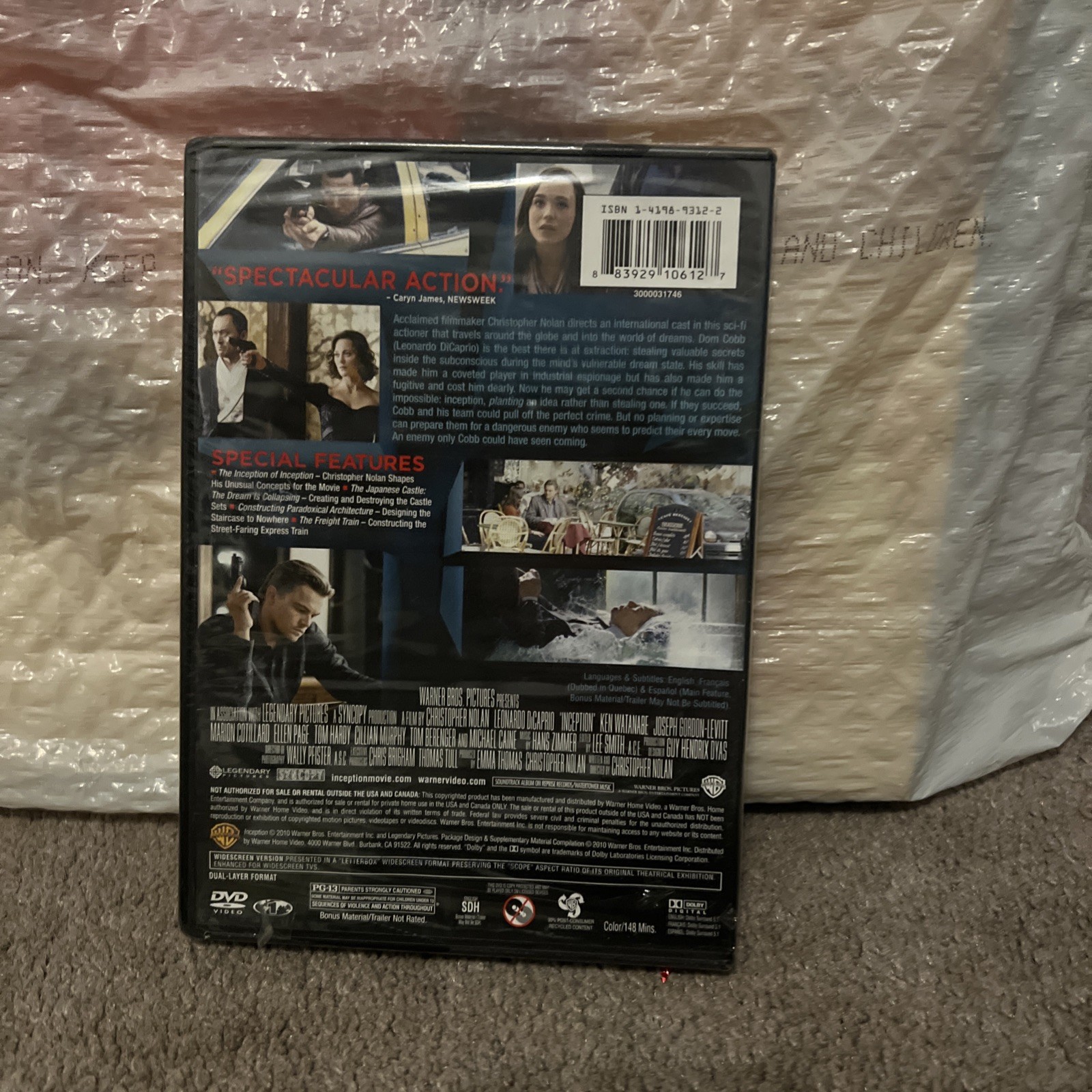 Inception (DVD, 2010)