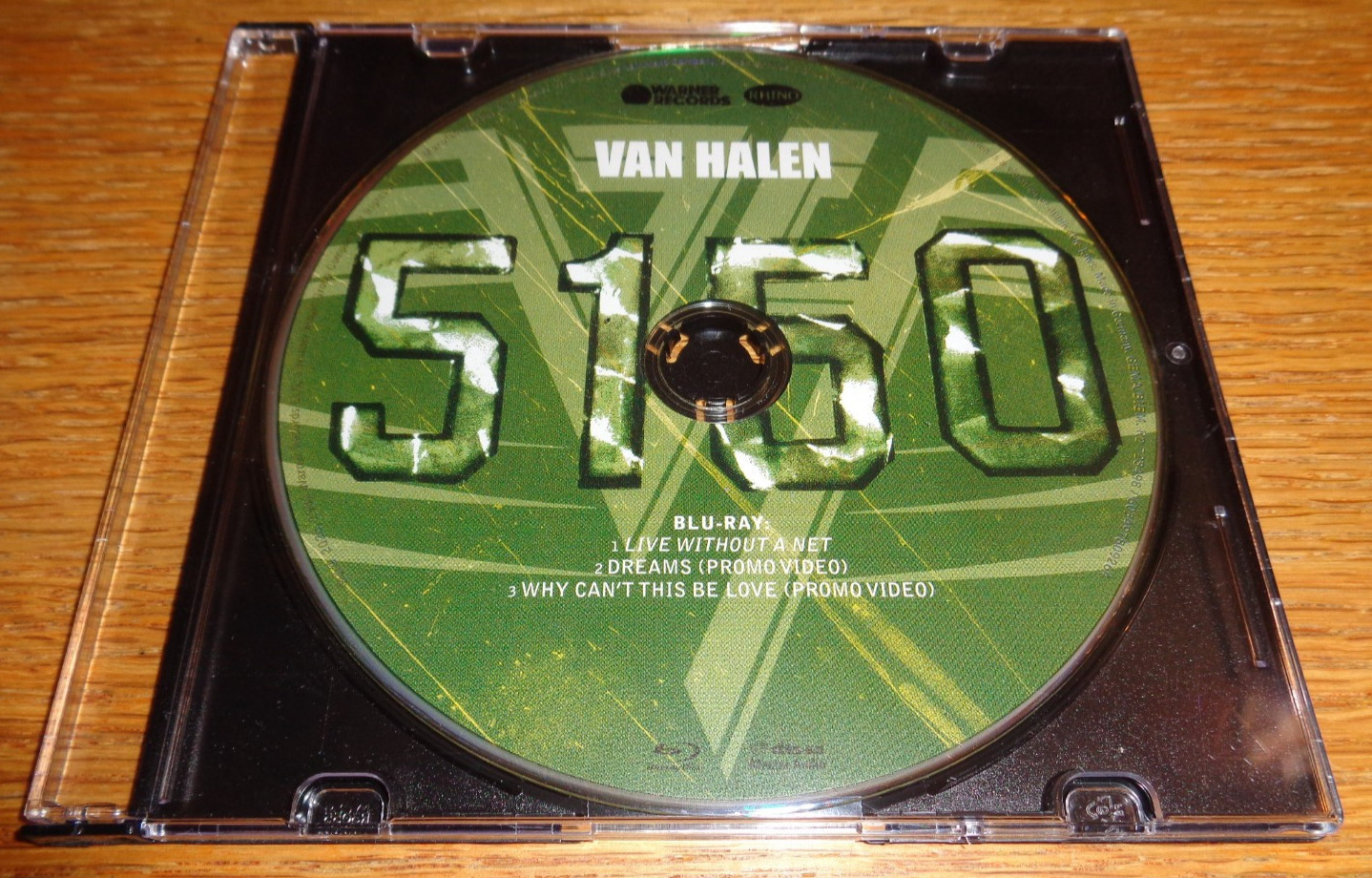 Van Halen Live Without A Net BLU-RAY from 5150 Expanded Edition 2026 DISC ONLY