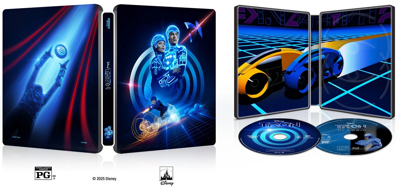 Steelbook Tron (1982) (4K UHD / Blu-ray + Digital) NEW