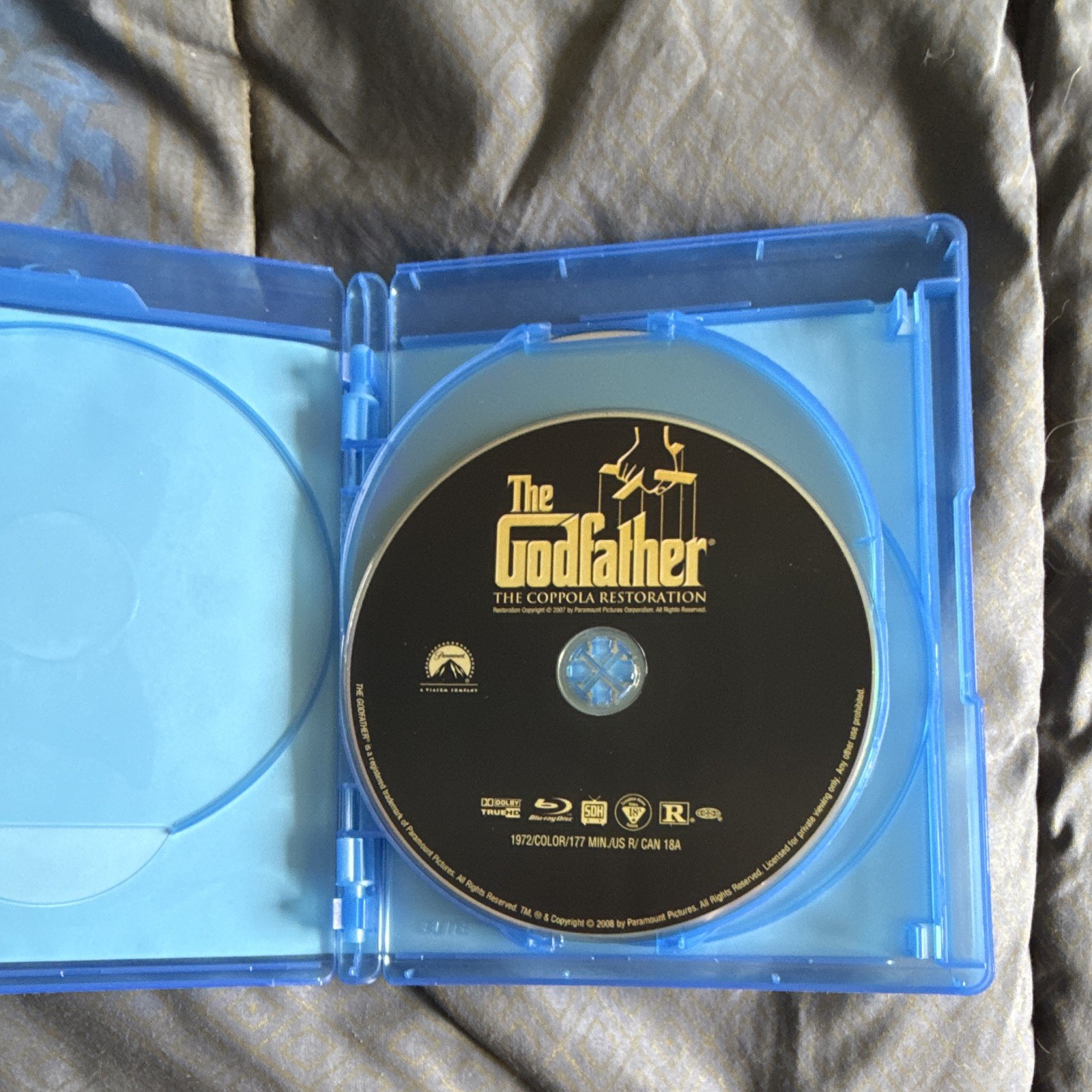 Paramount The Godfather Coppola Restoration Blu-ray Box Set 4-Disc R 2008