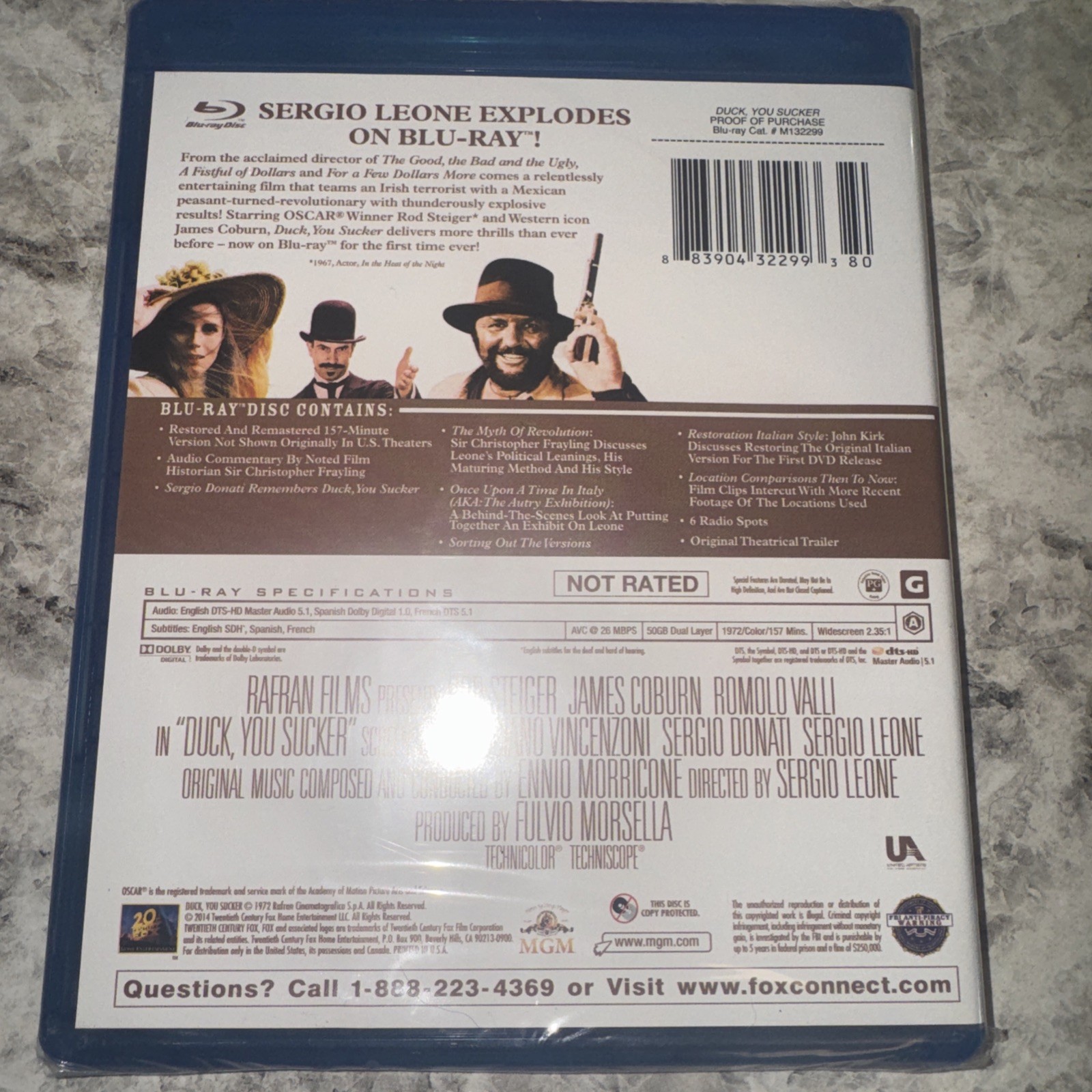 Duck You Suck AKA A Fistful of Dynamite (1971) Blu-ray. Fast shipping!