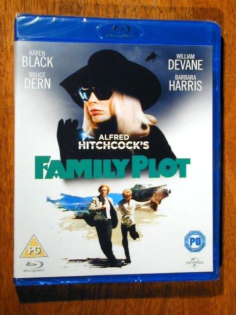 HITCHCOCK’S FAMILY PLOT 1976 BLU RAY BRAND NEW SEALED UK IMPORT REGION B