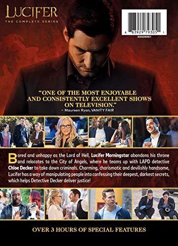 Lucifer TV Series Complete Collection Charming Fallen Angel Crime Drama Series