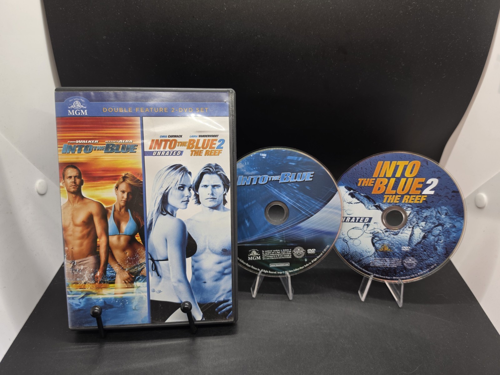 Double Feature Into the Blue 1 and 2 the Reef (2 DVD) Paul Walker Jessica Alba