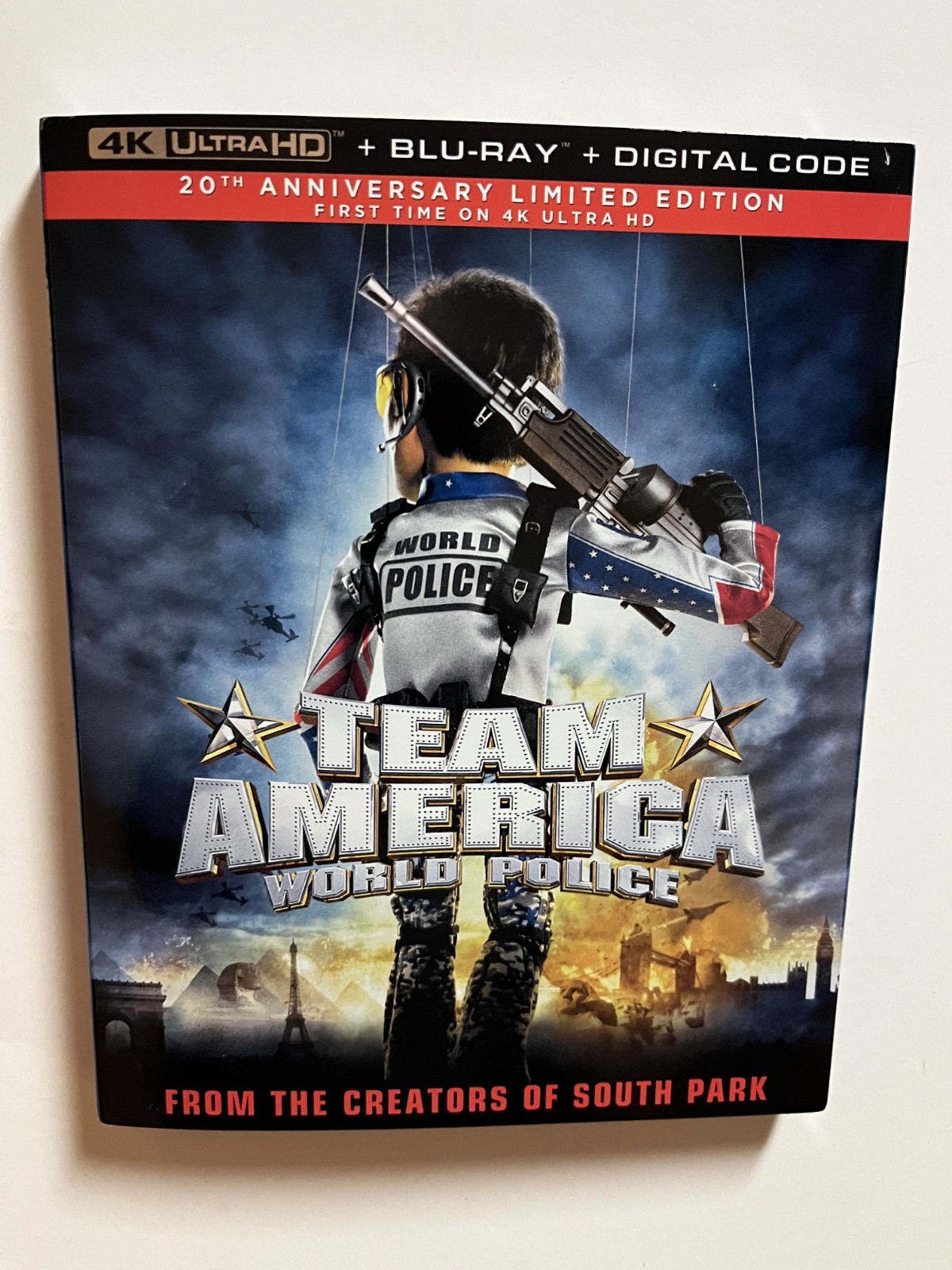 Team America: World Police (4K Ultra HD Blu-ray, 2004) NEW w/slipcover