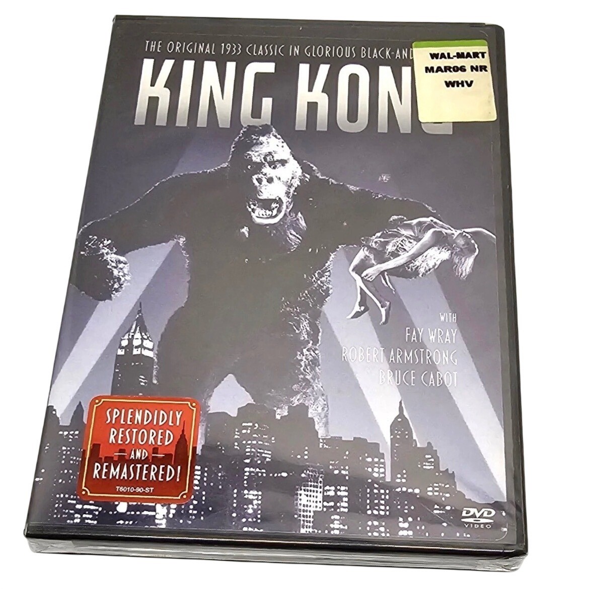 King Kong DVD 1933 Original Classic Restored Remastered Fay Wray Black White NEW
