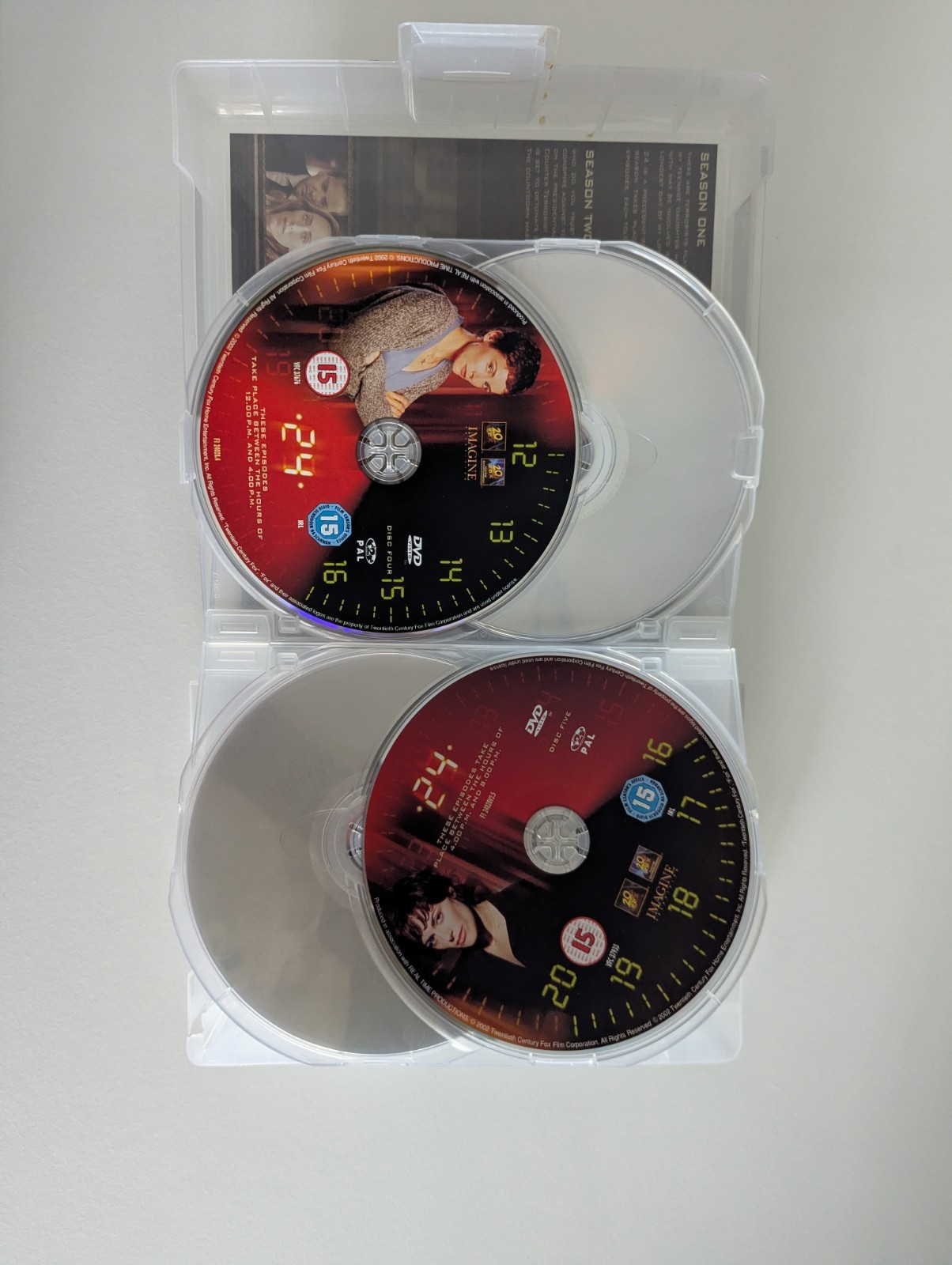 24 Twenty-Four TV Series Complete Seasons 1-4 DVD Sets READ