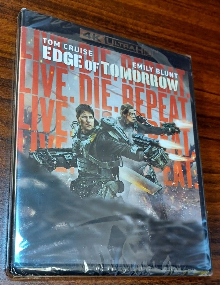 Edge of Tomorrow (4K UHD)-NEW (Sealed)-Free Shipping with Tracking