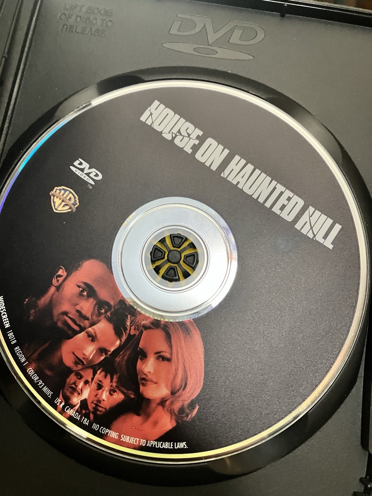 House on Haunted Hill (1999) DVD Horror Taye Diggs Ali Larter Disc Only