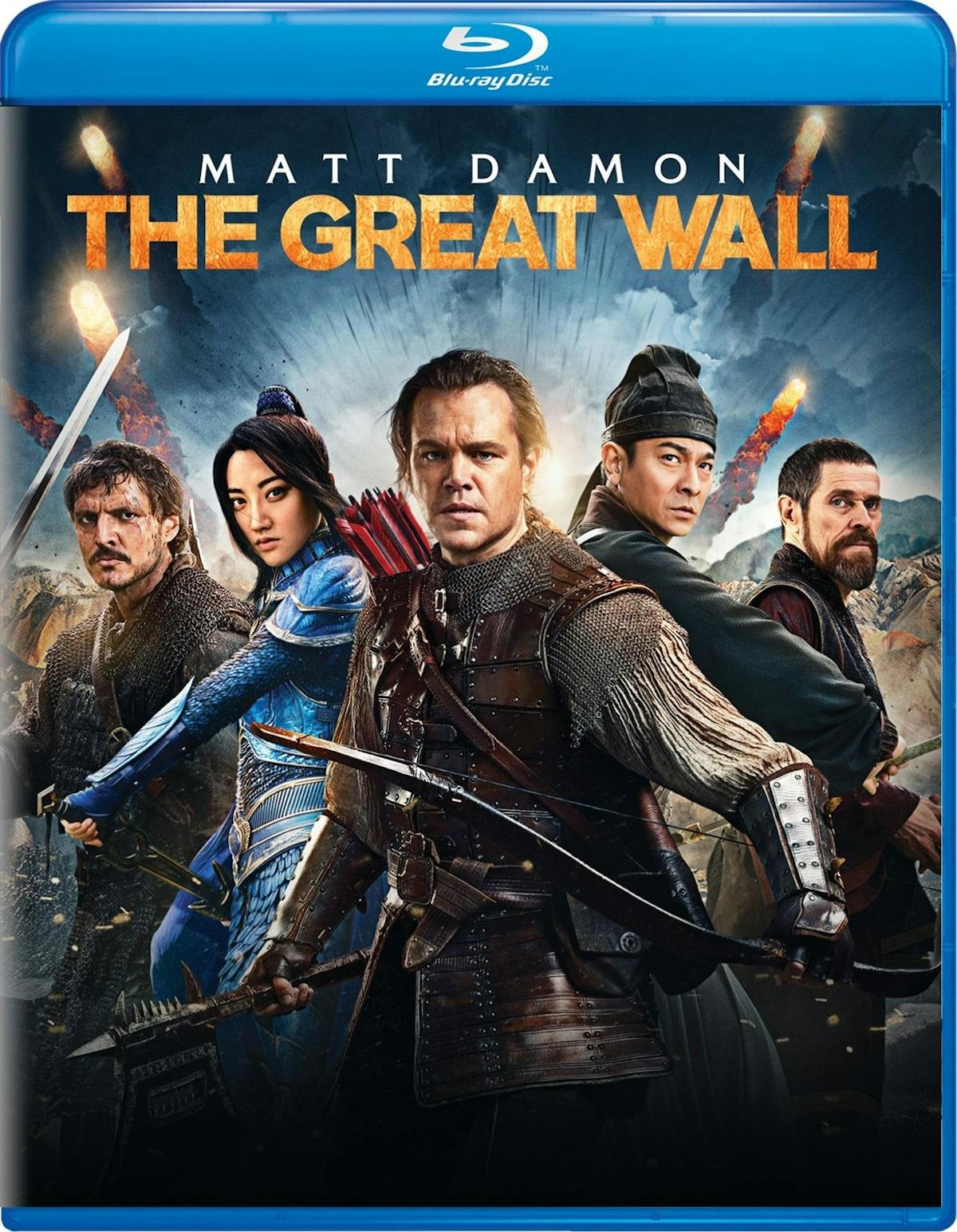 The Great Wall Blu-ray Matt Damon NEW
