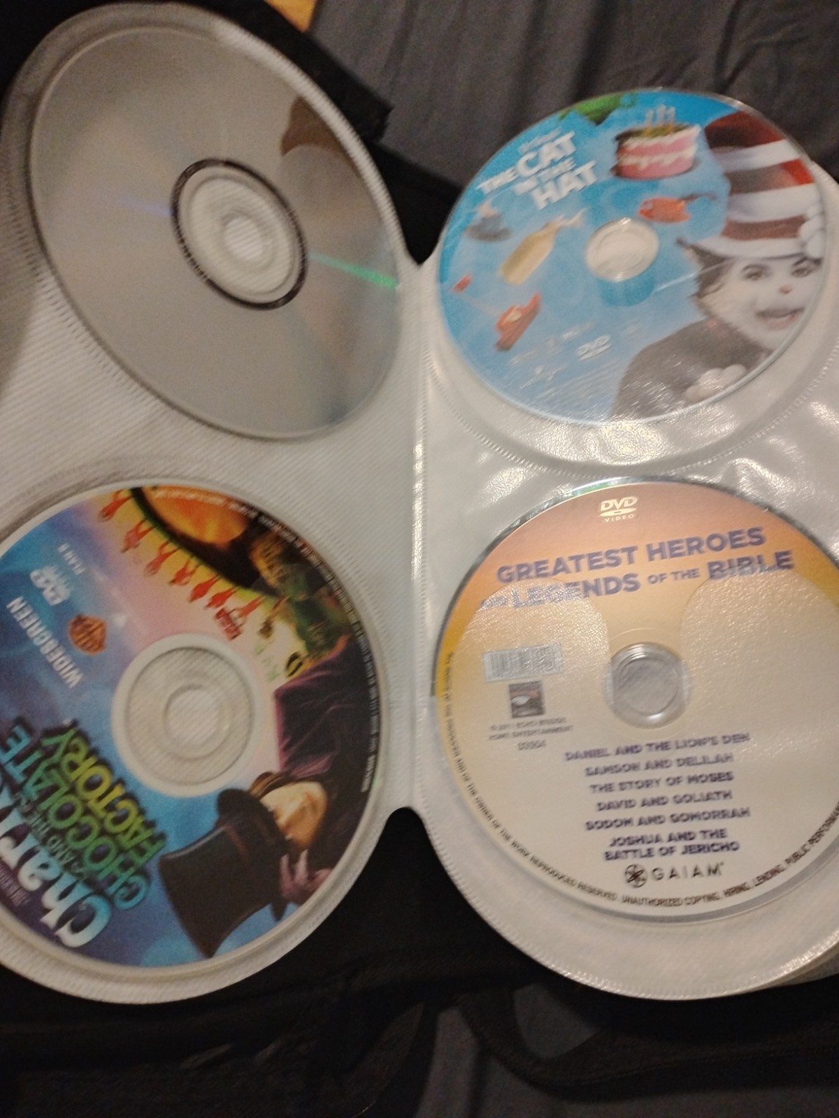 104 Dvd Lot Wholesale Loose With Binder Zipper Case Disney Family Kids Teens