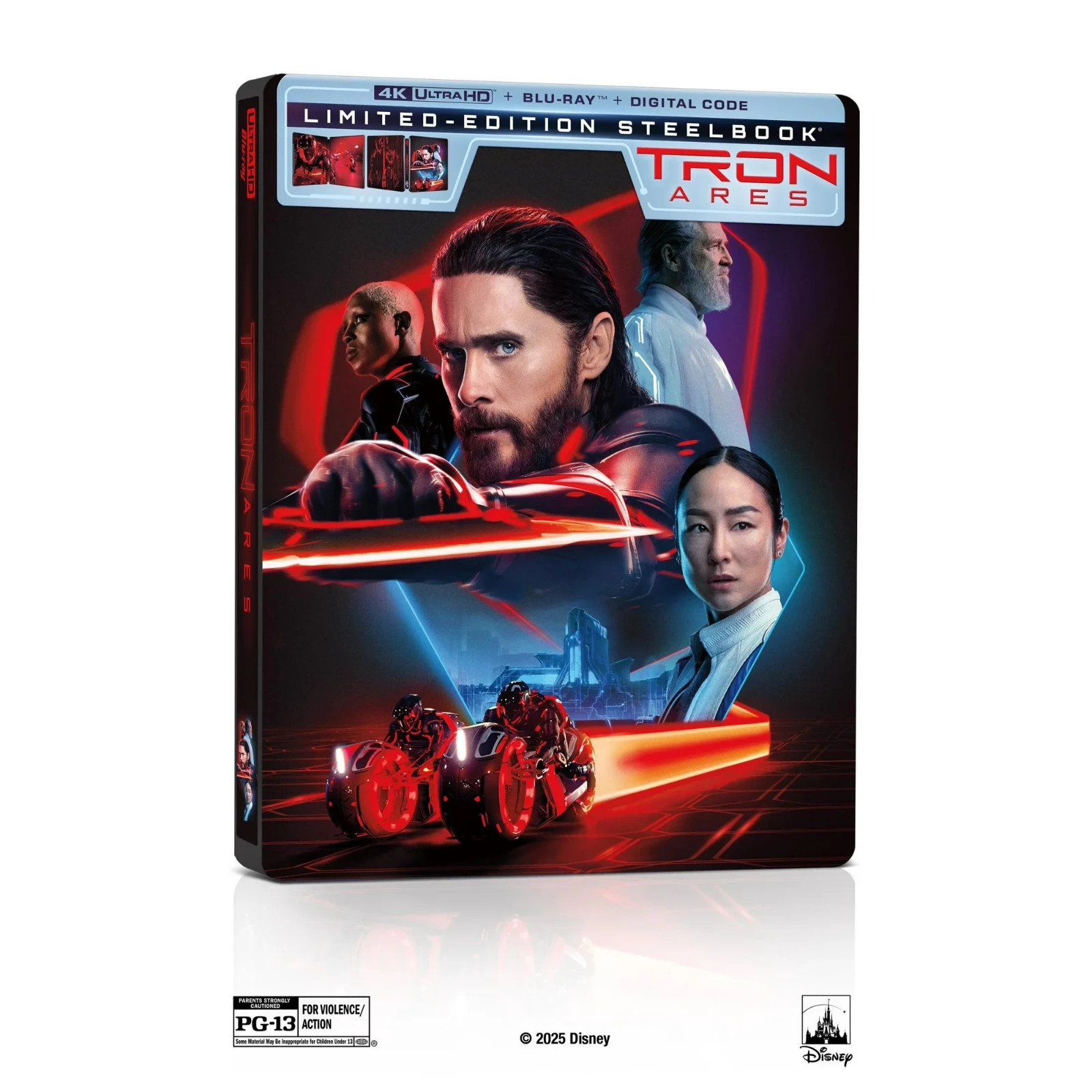 Hoppers 4K & Tron Ares 4K & Tron Legacy 4K & Tron 4K (4x DISNEY STEELBOOK)