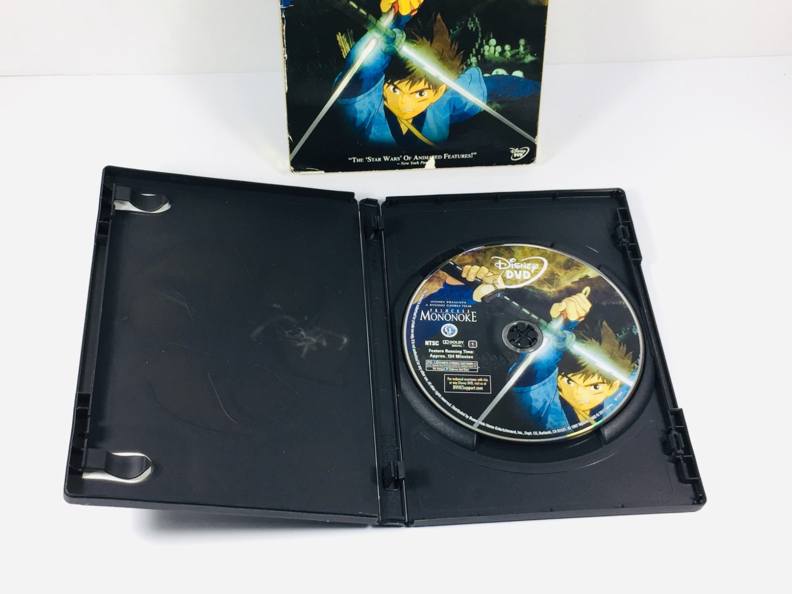 PRINCESS MONONOKE (2012) DVD MOVIE (ANIME) DISNEY (STUDIO GHIBLI FILM) Y2K+++