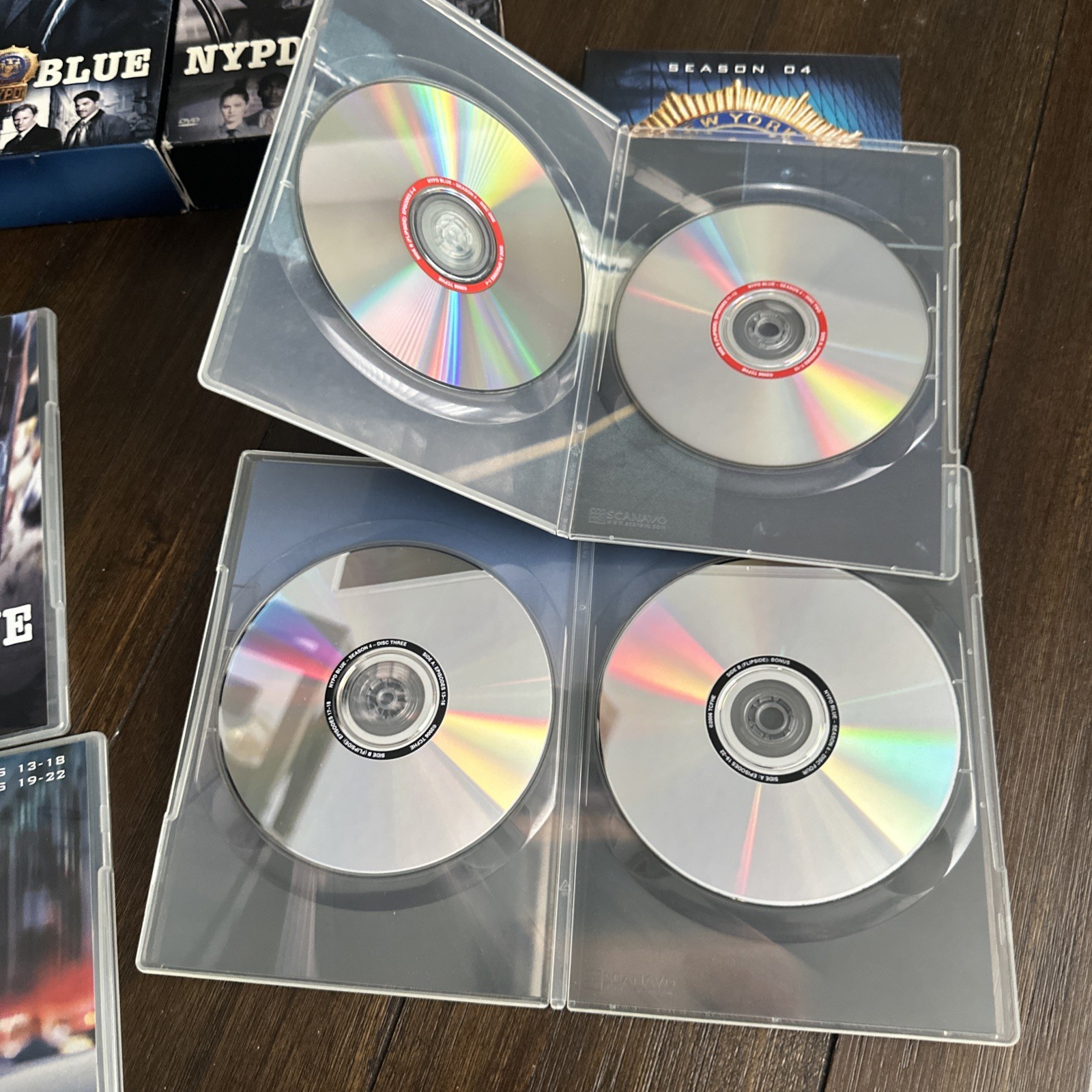 NYPD Blue Lot Seasons 1 2 3 4 5 DVDs see note on season 3