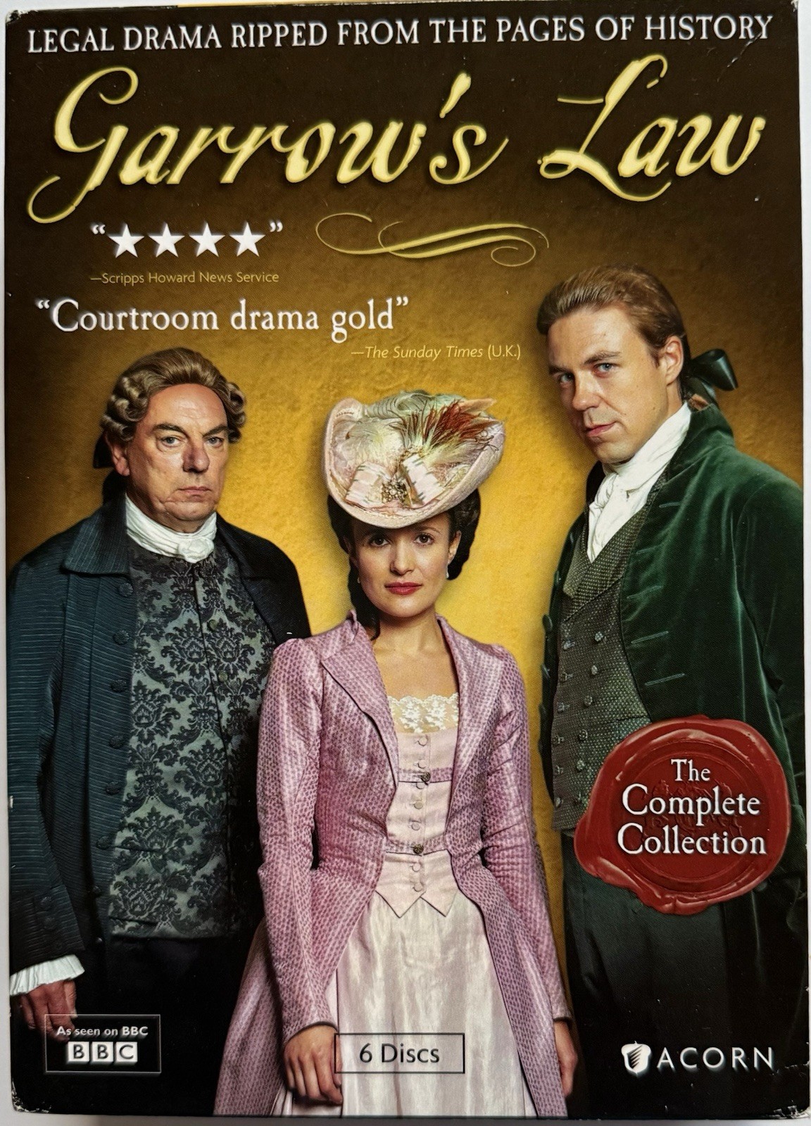 Garrow’s Law The Complete Collection Seasons 1-3 (DVD 2012) Acorn PBS