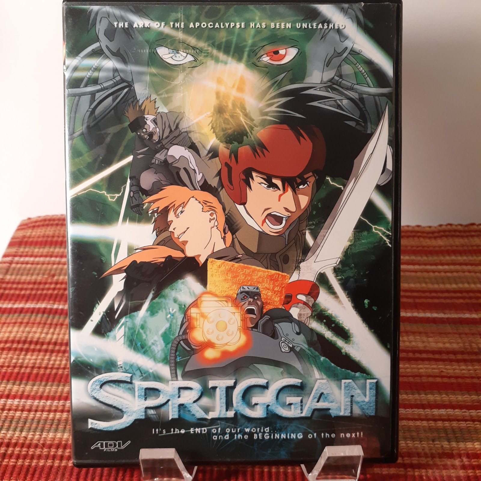 SPRIGGAN (DVD, 2002) Anime Movie English and Japanese Versions RARE OOP