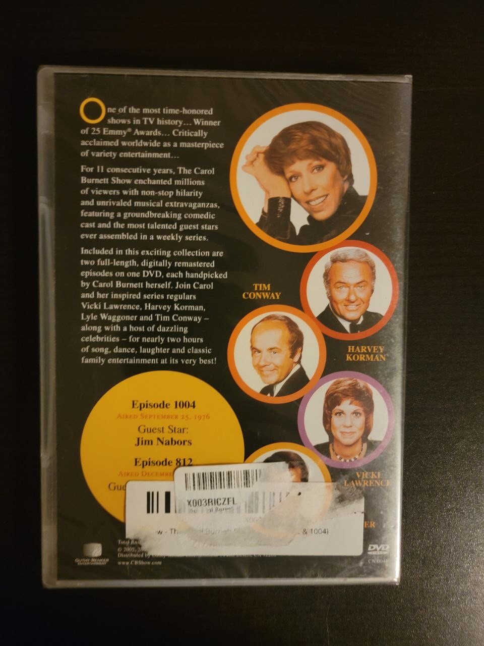The Carol Burnett Show Episodes 812 & 1004 (DVD) SEALED NEW *BUY 2 GET 1 FREE*