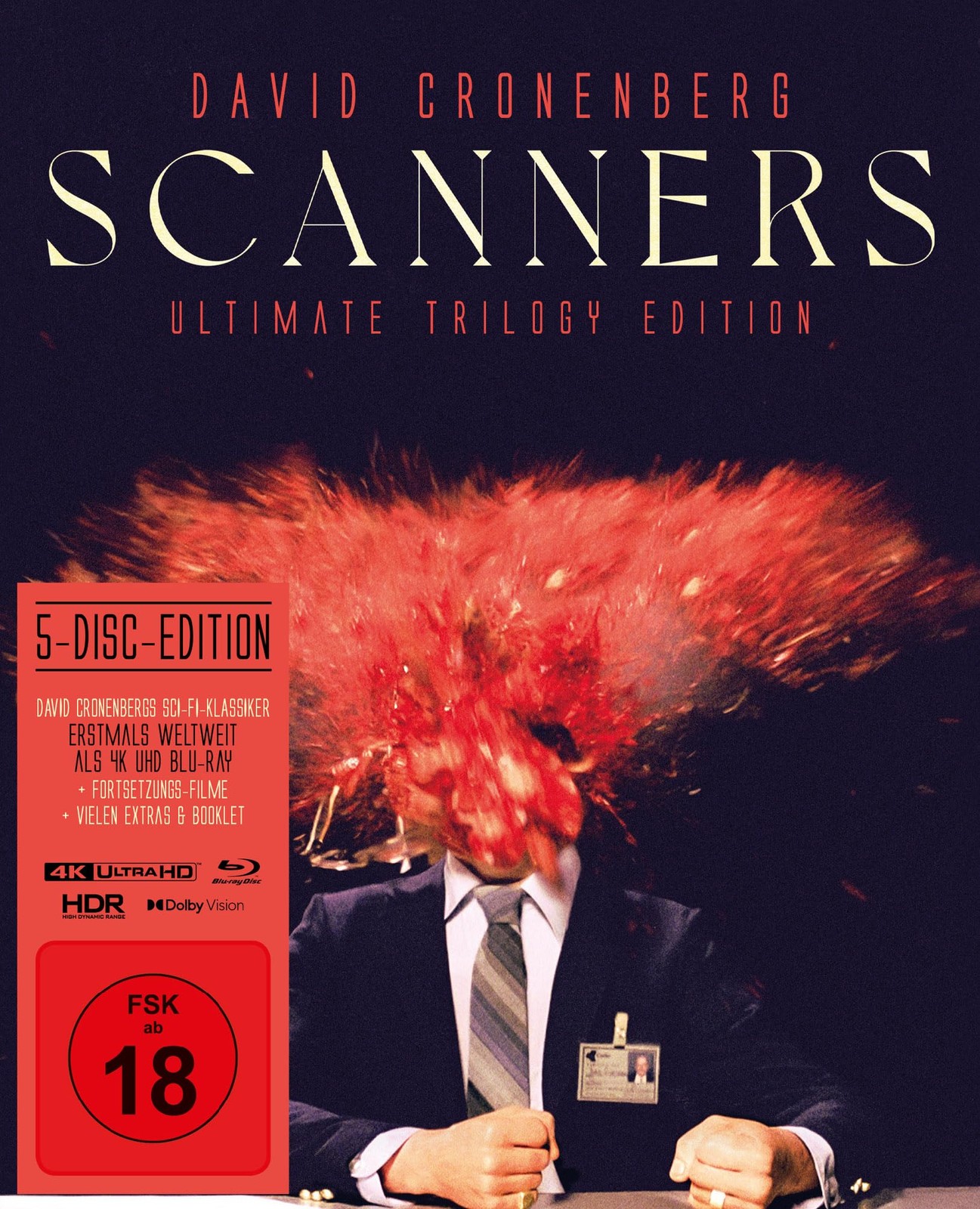Scanners (4K Ultra HD+4 s) (4K UHD Blu-ray) Ironside Michael McGoohan Patrick