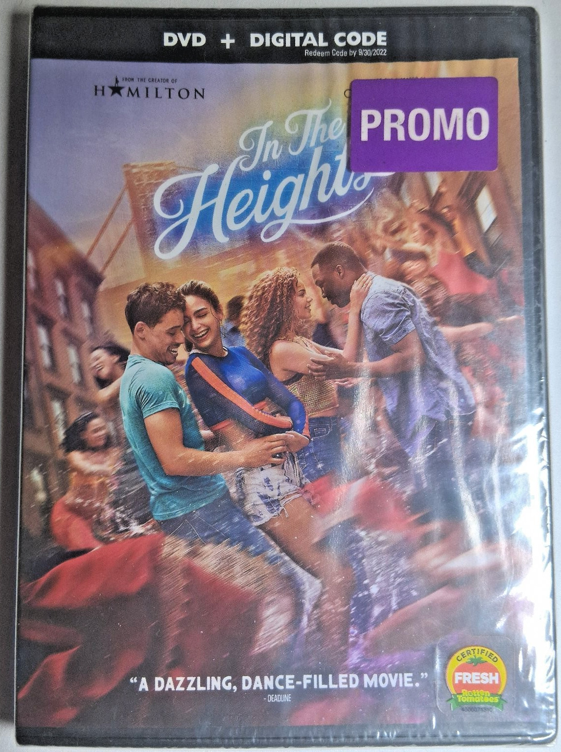 In The Heights DVD 2021 Musical Drama Jon M. Chu Lin-Manuel Miranda New Sealed