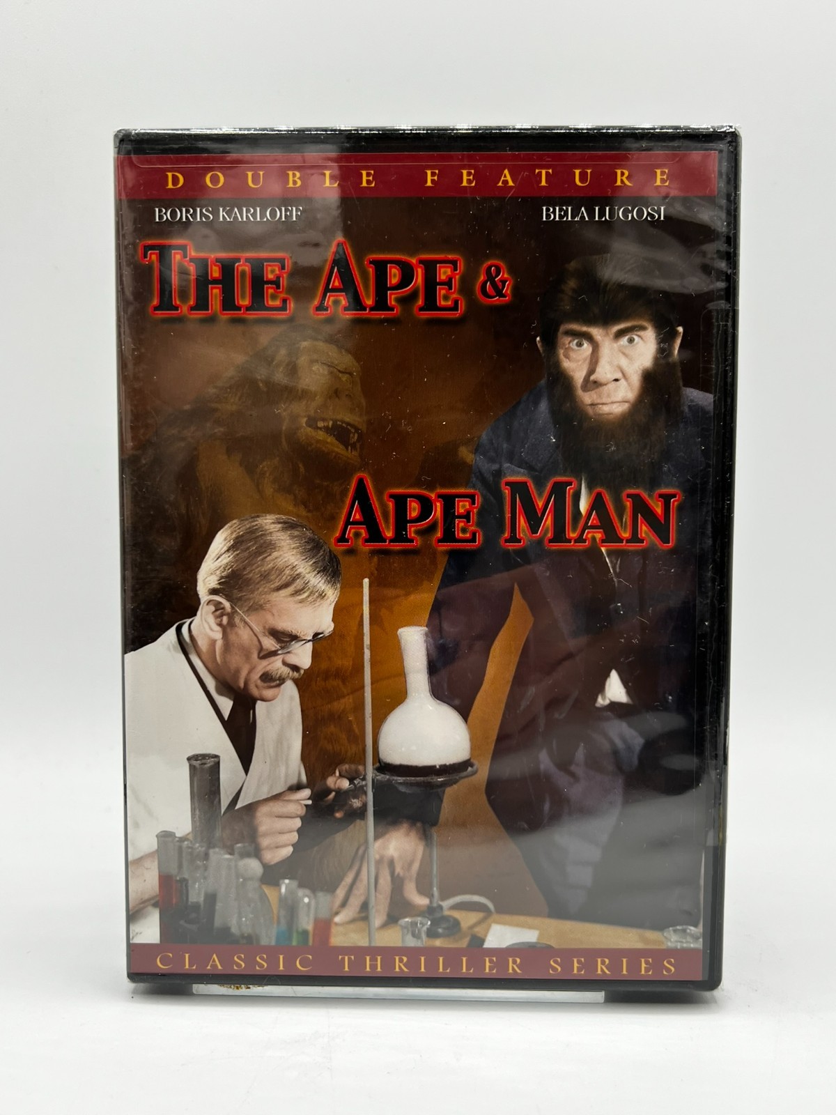 The Ape & Ape Man Double Feature DVD Boris Karloff, Bela Lugosi NEW SEALED