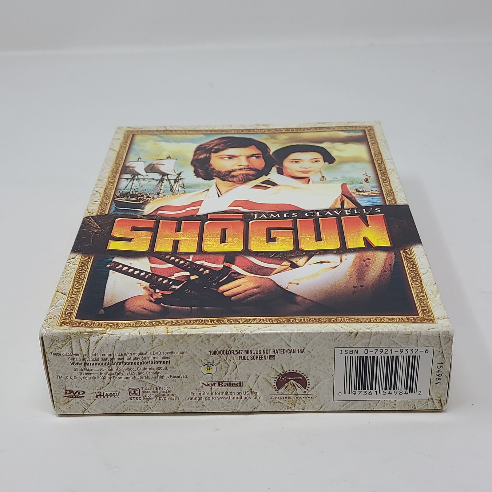 James Clavell’s Shogun TV Mini Series 5-Disc DVD Set 1980 OOP