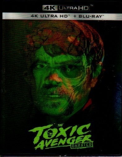 The Toxic Avenger (4K UHD + Blu-ray, 2025) LIKE NEW w/ Lenticular Slipcover!