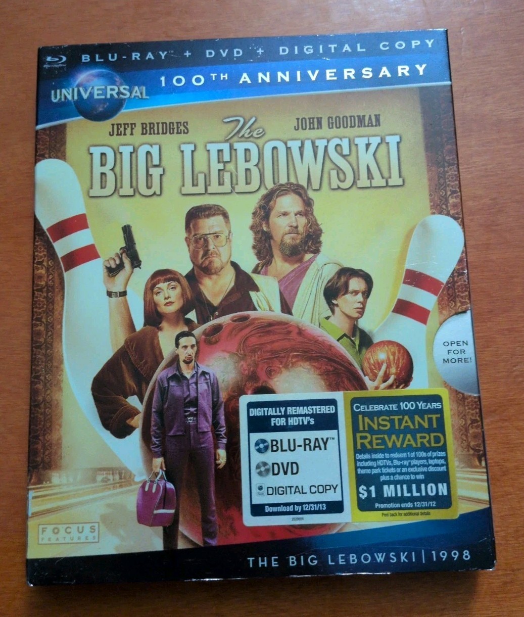 The Big Lebowski Blu-ray Joel Coen Ethan Coen Jeff Bridges John Goodman