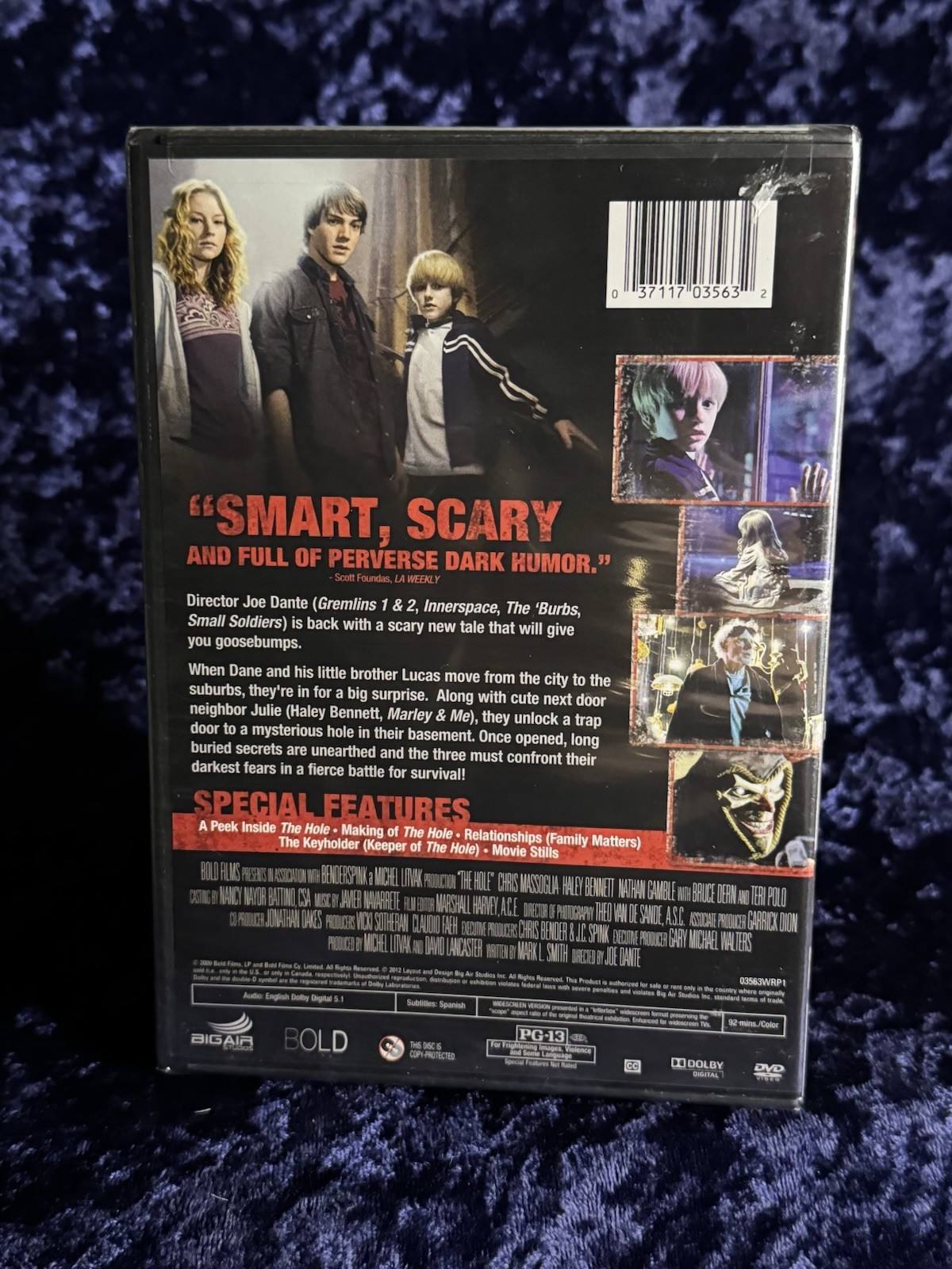 The Hole (DVD, 2012) ~SEALED~ Joe Dante Horror w/ Haley Bennett