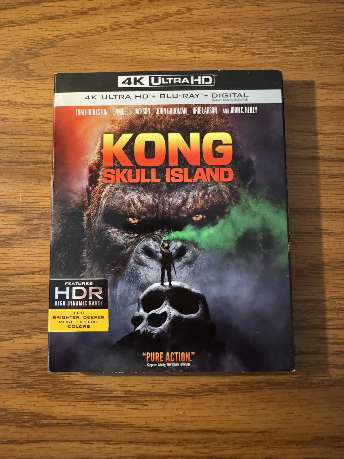 Kong: Skull Island (4K Ultra HD, 2017, No Digital Copy) LIKE NEW