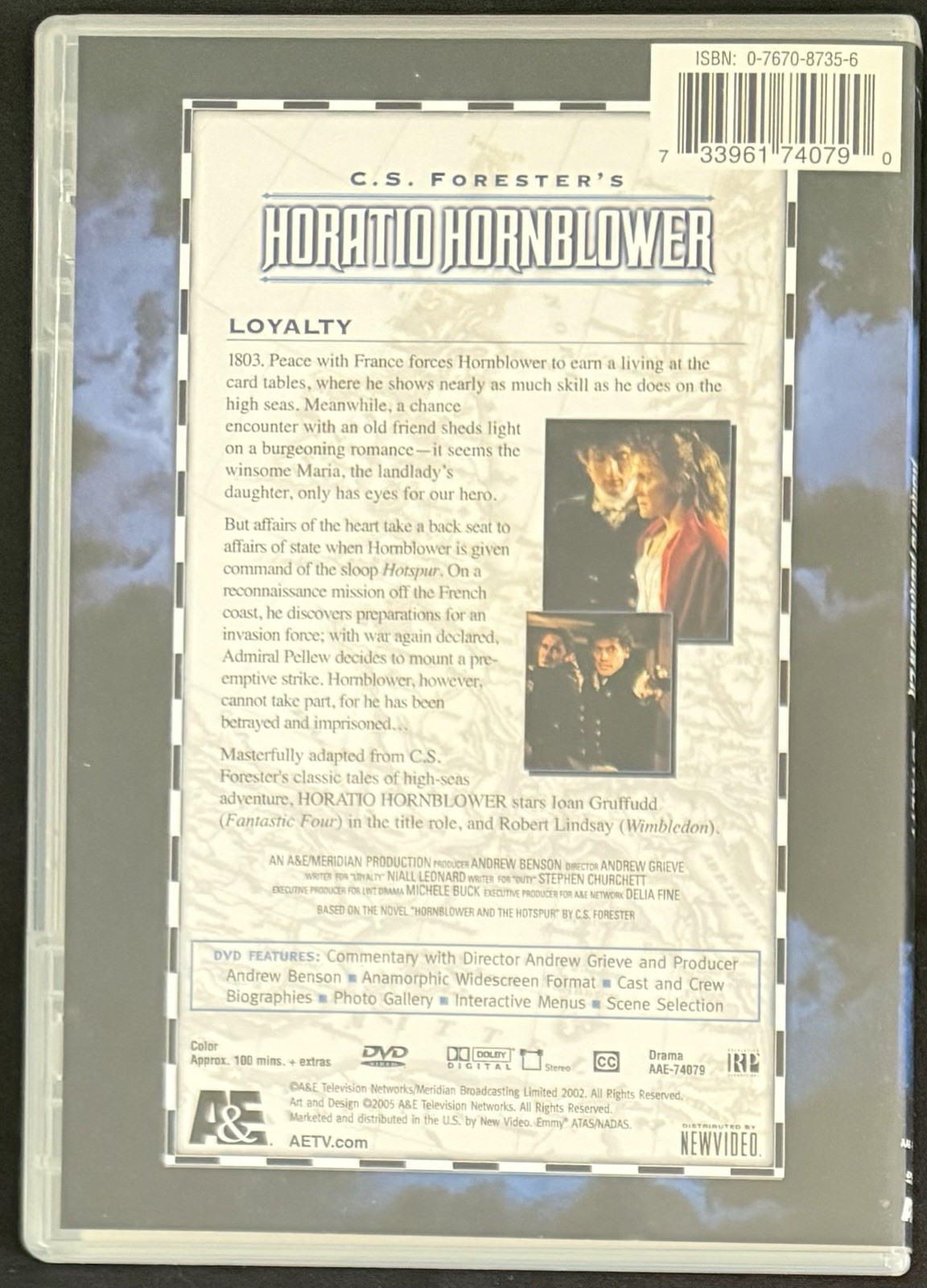 Horatio Hornblower Complete Adventures 2002 DVD, 8-Disc Set Many Bonus Features
