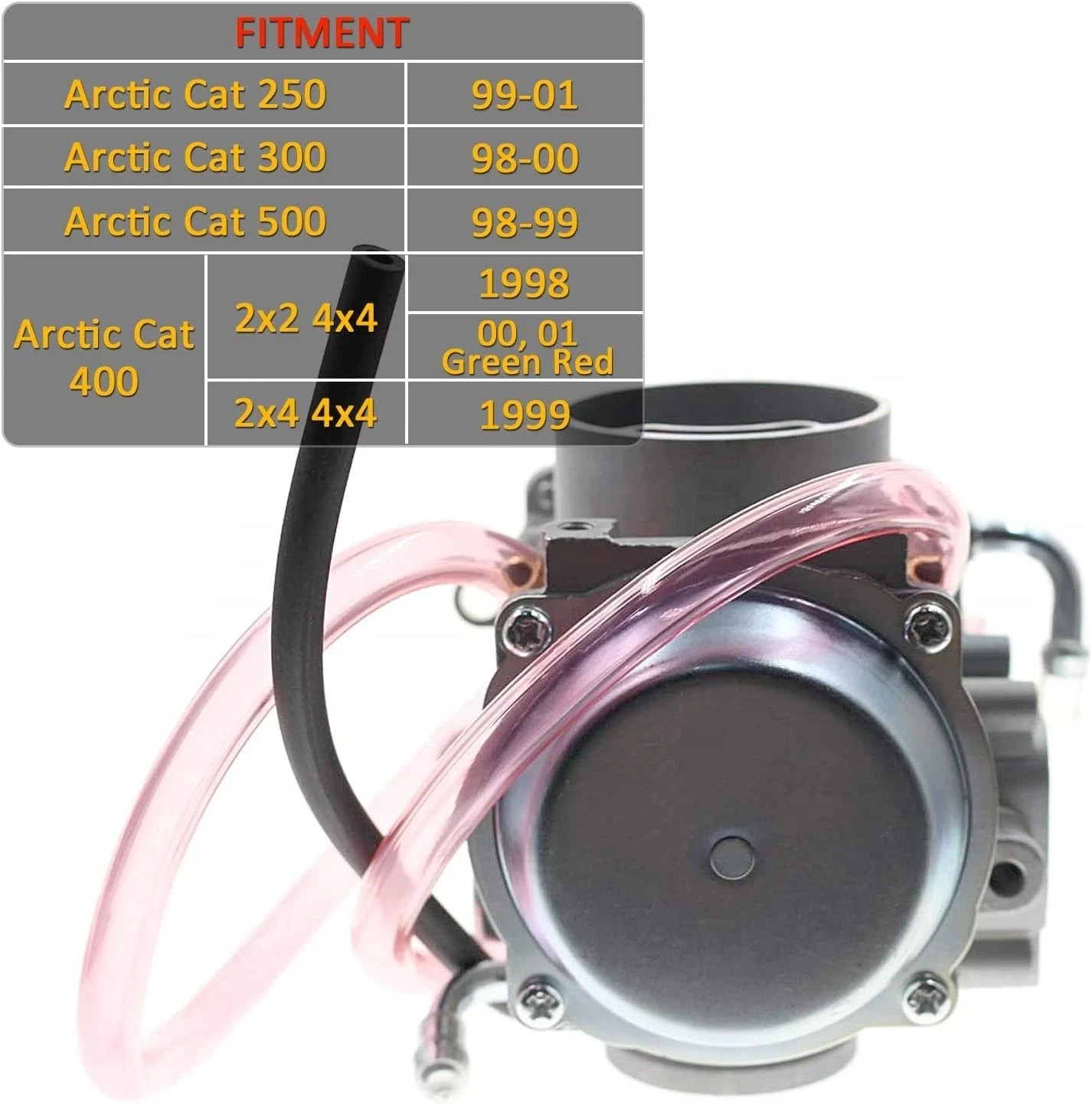 Carburetor for Arctic Cat 250 (99-01) 300 (98-00) 400 (98-01) 500 (98-99) 2×2 2x