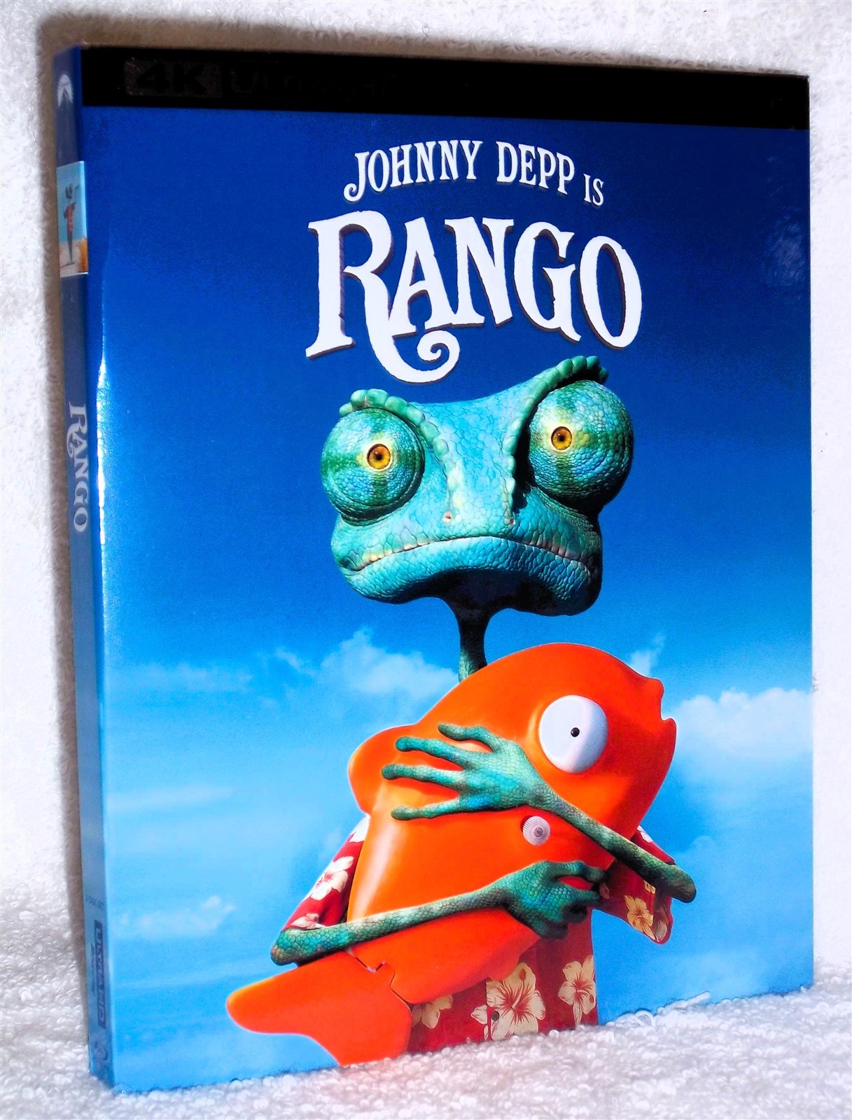 Rango (4K/Blu-ray, 2026) NEW Jeff Beck Johnny Depp family animation western fun