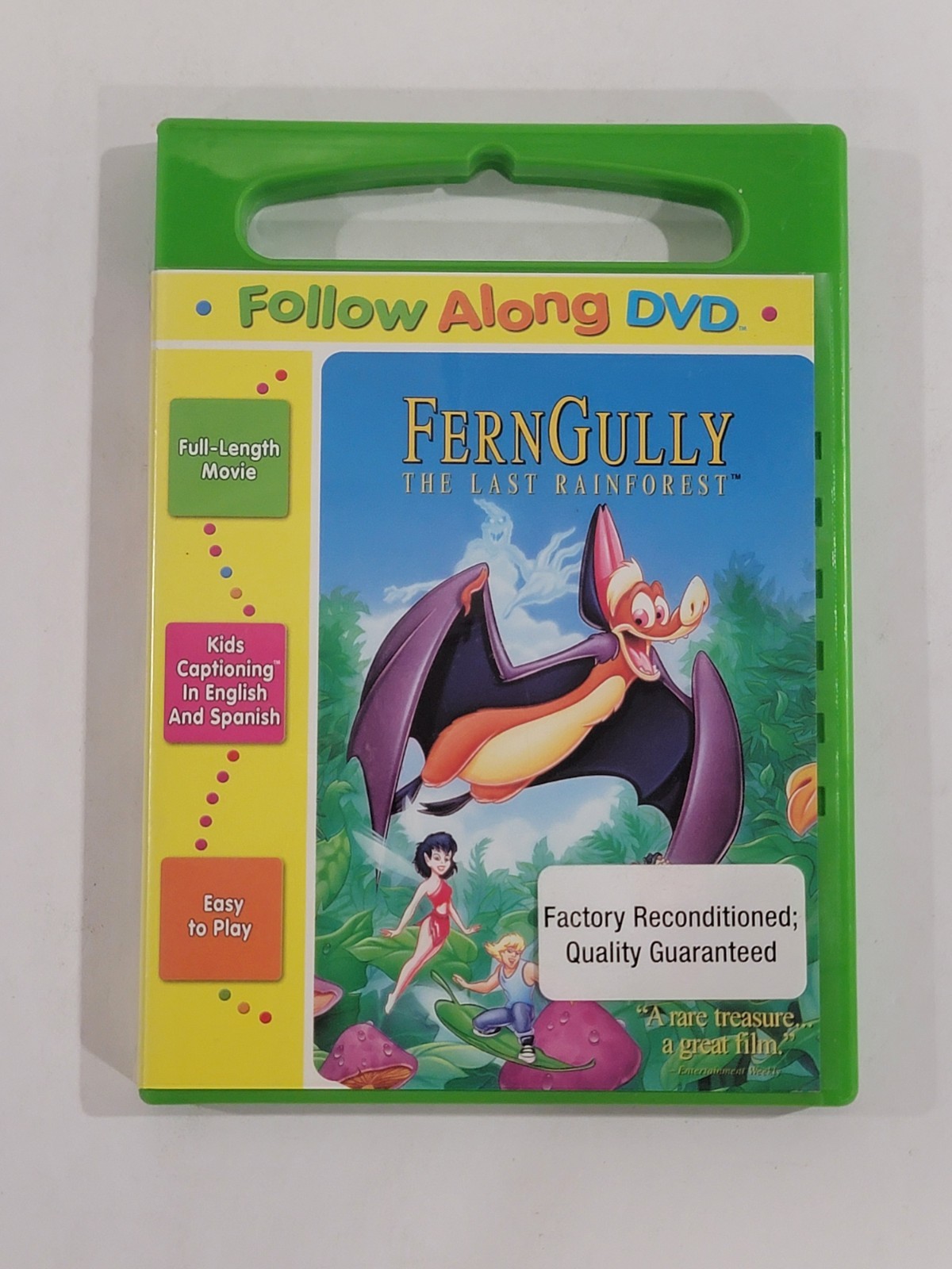 Fern Gully The Last Rainforest – Follow Along DVD (DVD, 1992)