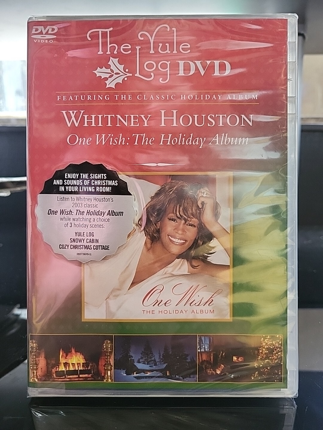 Whitney Houston: One Wish The Holiday Album: The Yule Log Edition Christmas DVD