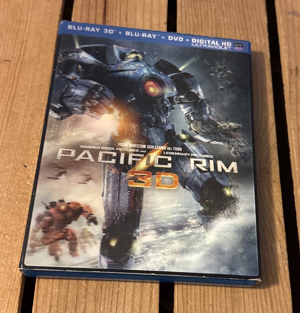 Pacific Rim (Blu-ray 3D, 2013) w/ Slipcover