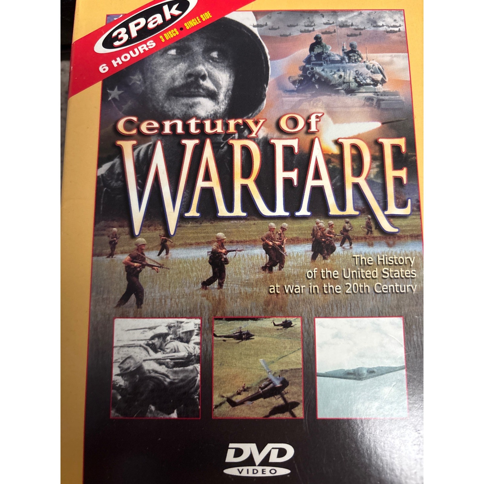 Lot (3)Military History DVD WWII Battlefront Vietnam War Century of Warfare Tins