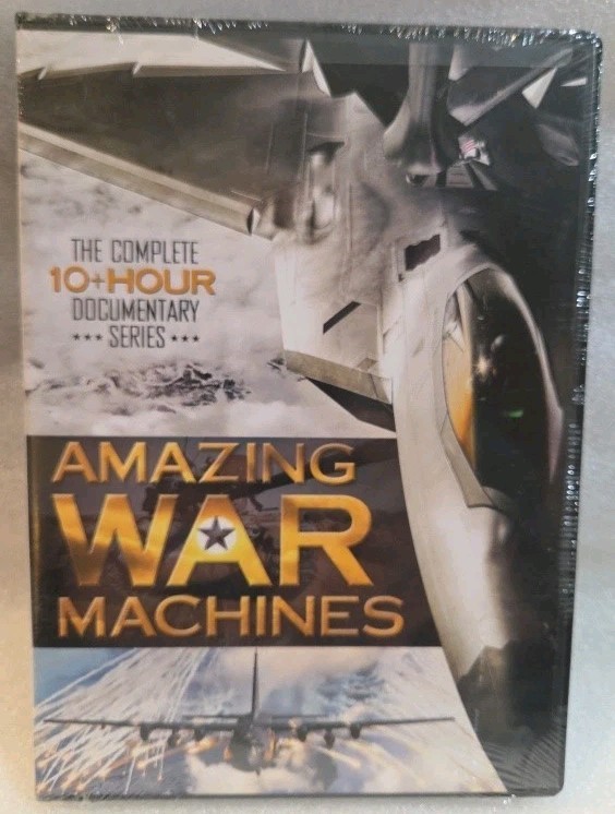 Amazing War Machines (DVD, 2010, Over 11 Hours In Color & B & W. Brand New.