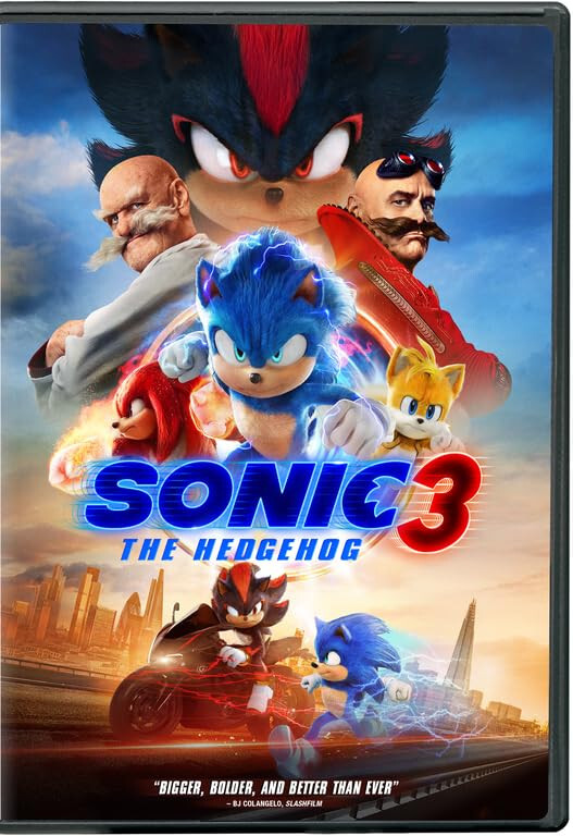 Sonic The Hedgehog 3 (DVD, 2025) Brand New Sealed – FREE SHIPPING!!!