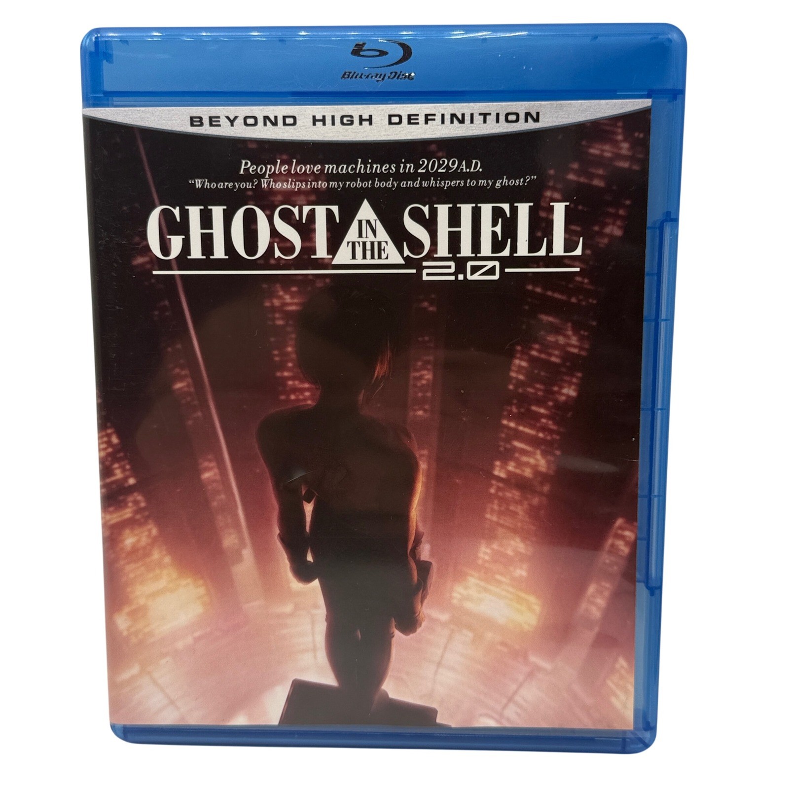 Ghost in the Shell 2.0 Blu Ray Disc Anime Movie Manga Entertainment