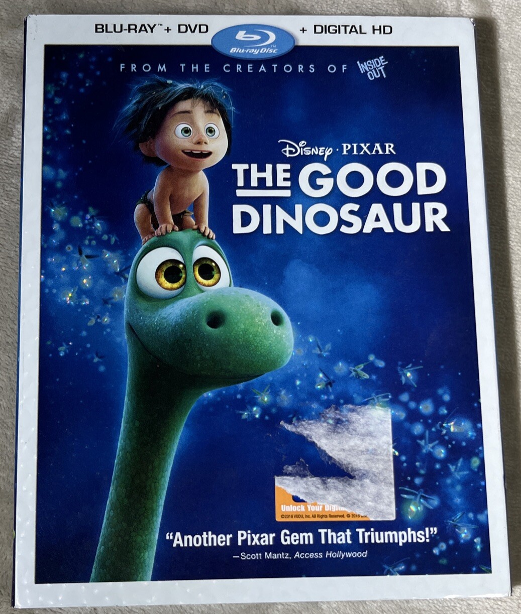 Good Dinosaur Blu-ray Disney Pixar 2015 Peter Sohn Sam Elliott Frances McDormand