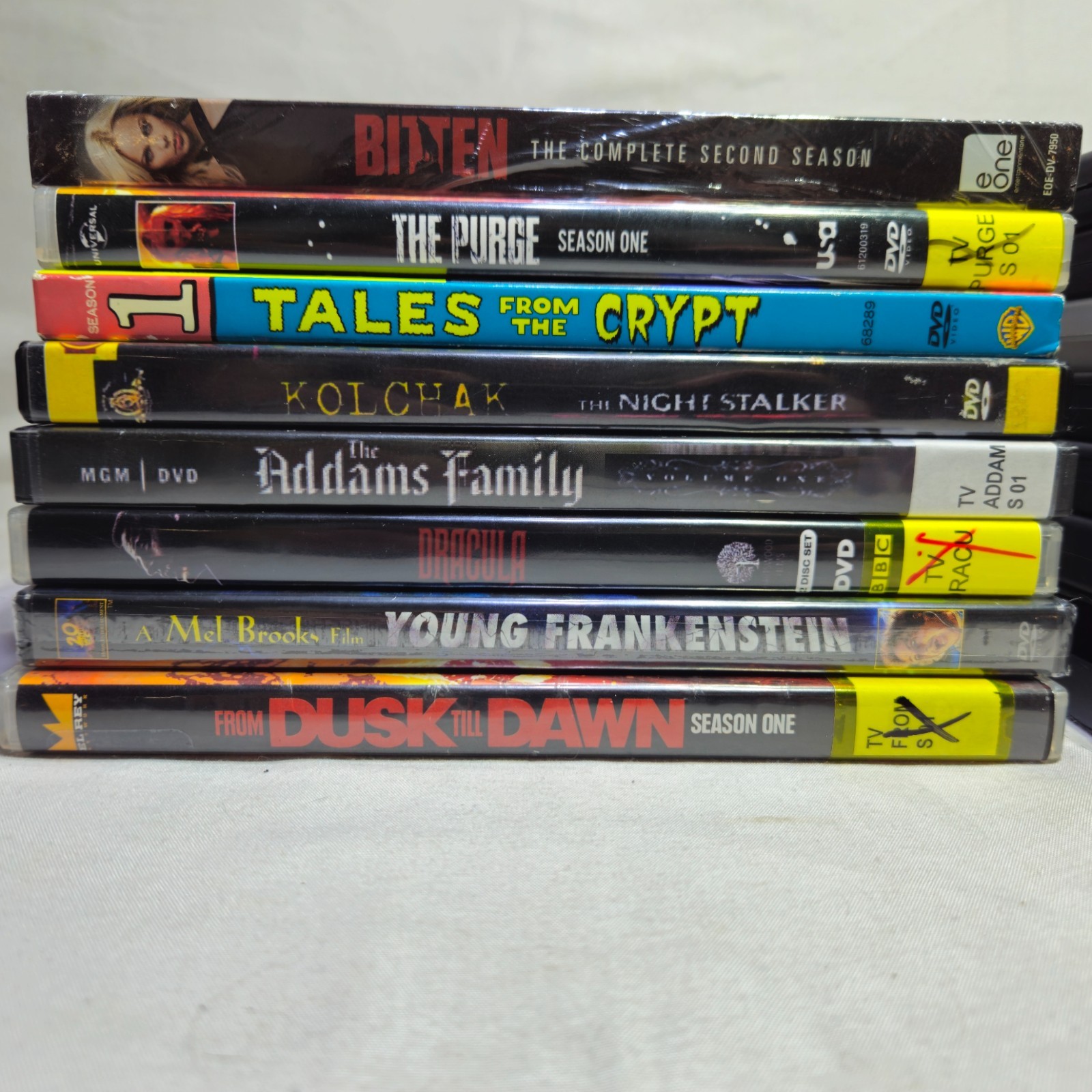 Horror tv & Movie Series Horror Movie lot of 15 DVDs THE STRAIN, PURGE+MORE